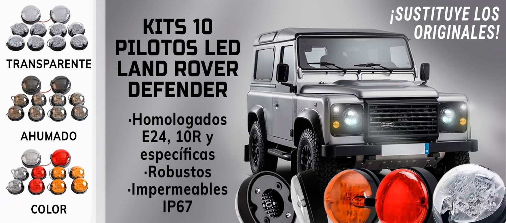 Pilotos Land Rover Defender Homologados